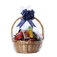 10 Count Clear Cellophane Basket Bags 26x36 inch Basket Wrap Cellophane Gift ...