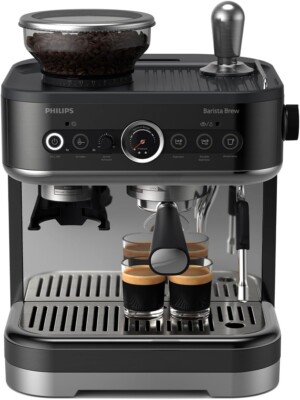 PHILIPS Barista Brew Halbautomatische Espressomaschine - Single & Double Espresso