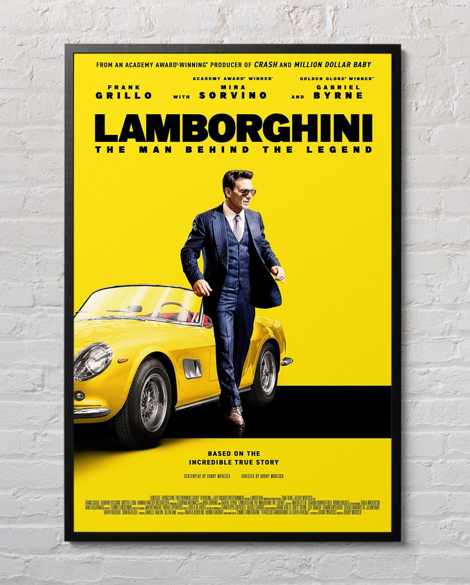 Movie Poster Lamborghini The Man Behind the Legend 2022 24x36 inch