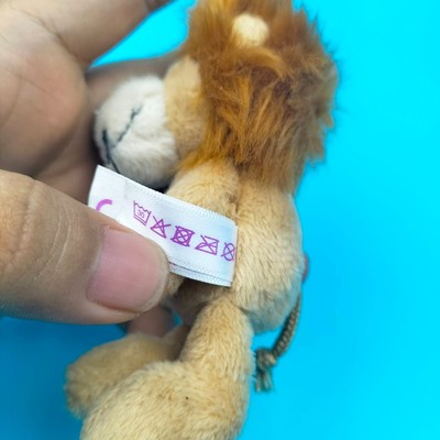Portachiavi peluche leone con t-shirt 9cm - Portachiavi in peluches
