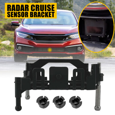 Radar Cruise Sensor Bracket w/3 Clip Alignment Bolt For 2018-2021 Honda CRV EAW