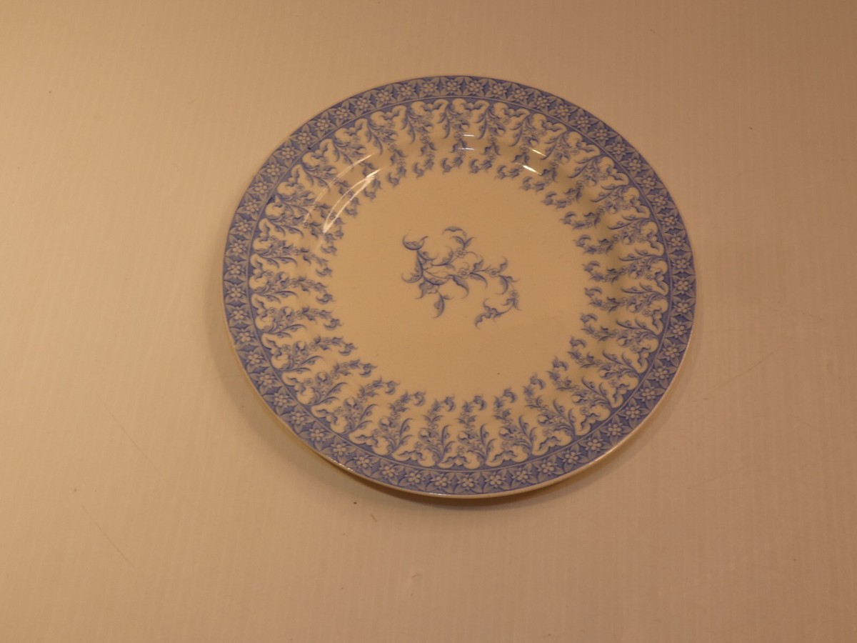 Vintage Royal Worcester 68548 Salad Plate, Florals, Blue/White | eBay