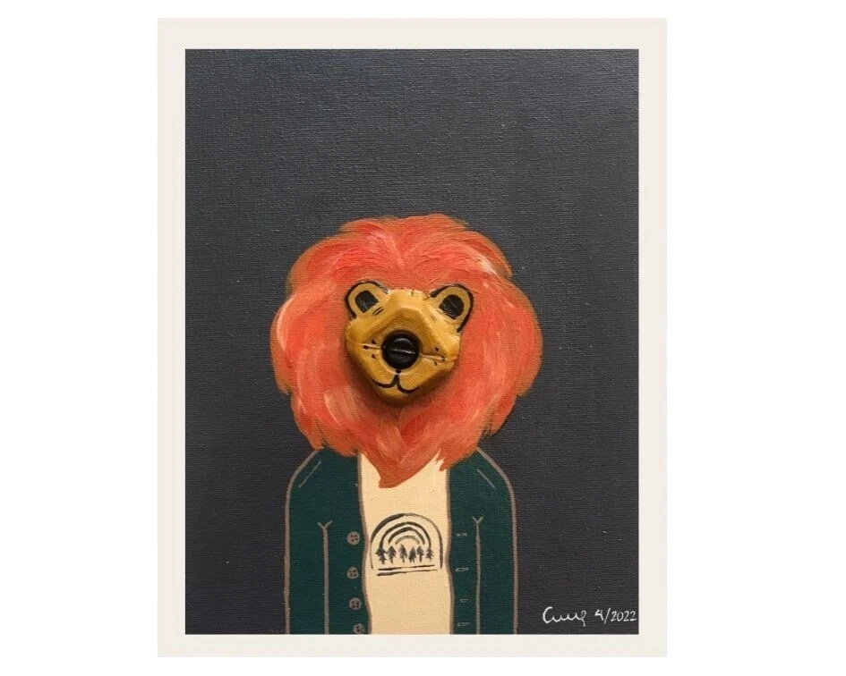 Acrílico Dibujos animados Dibujos animados y caricaturas Arte Pinturas