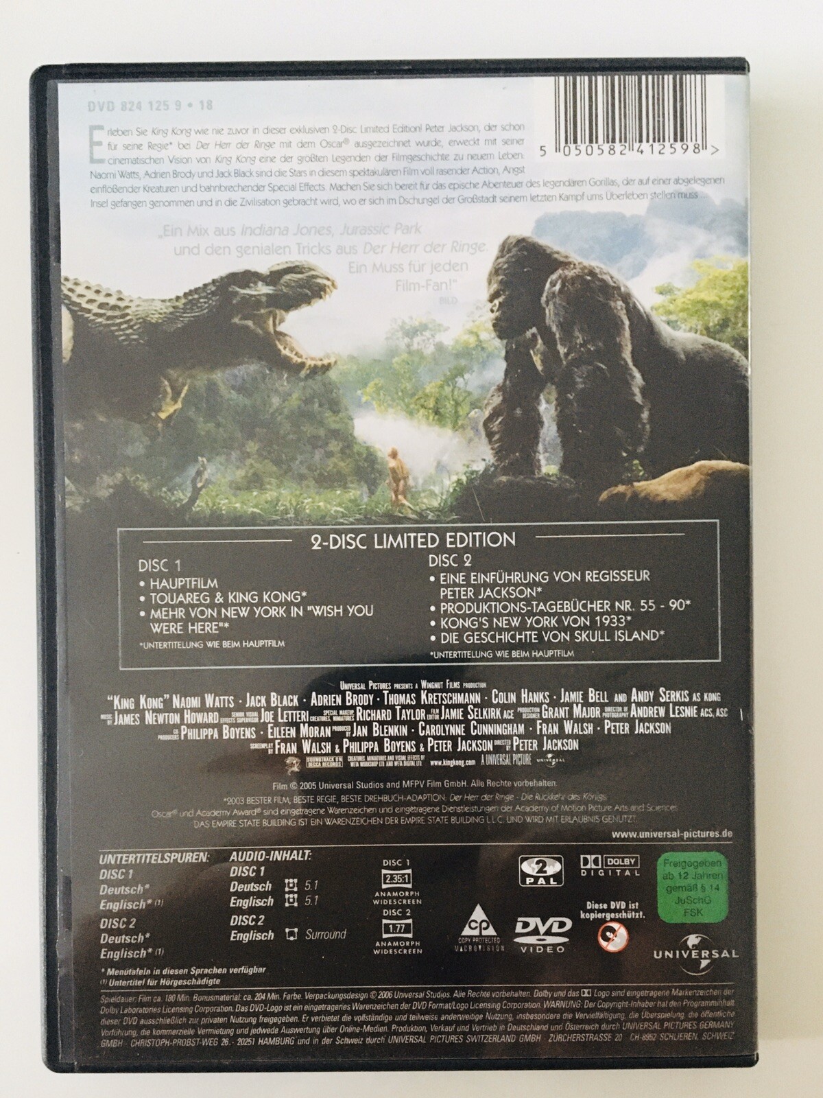 King Kong 2 Disc Limited Edition 2008 Gunstig Kaufen Ebay