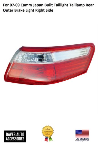 For 2007-2009 Toyota Camry Rear Backup Tail Light Passenger Side To2819128 Inner Lamps 8158006120