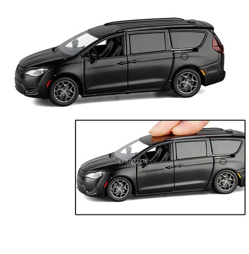 Chrysler PACIFICA mpv Diecast MODEL CAR Toys kids Gifts Black/White/Red 1/32 JKM - Picture 4 of 12