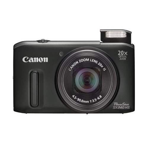 Canon PowerShot SX240 HS Digital Camera 20x Optical Zoom Black 100% WORKING
