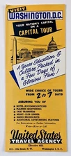 1947 Washington DC Capital Tour Vintage Brochure United States Travel Agency 