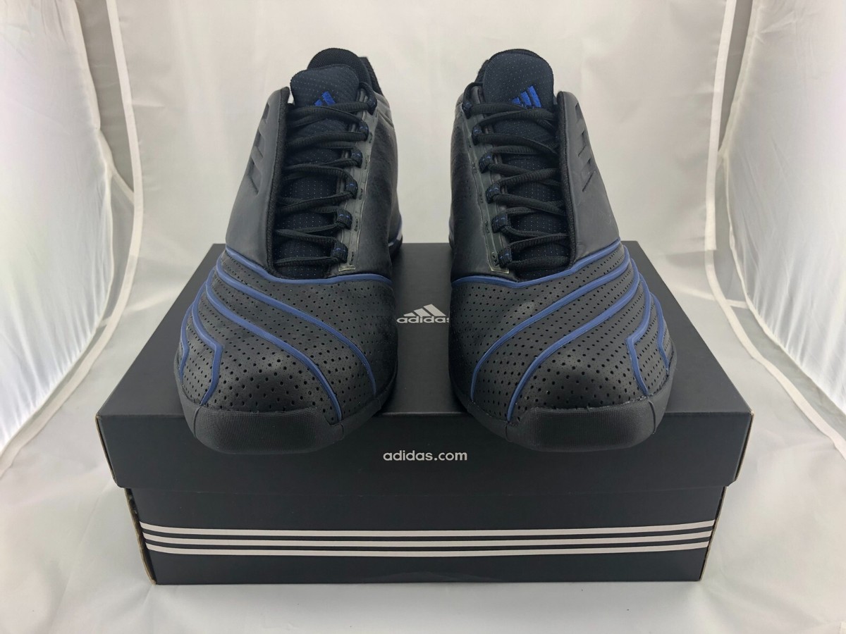 Adidas Return of the Mac ll Size 10 Black Blue G20212 T Mac 2 Tracy McGrady Adidas T-MAC 2 Original Tracy McGrady Black/Blue Size 9.5  main image 4
