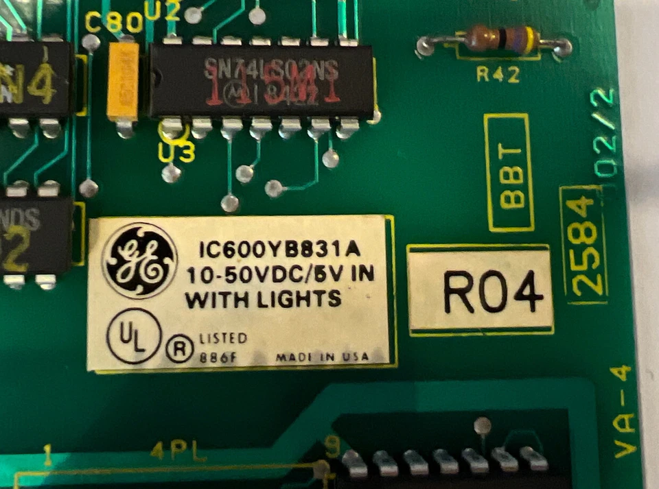 🔥GE Fanuc, IC600YB831A, 10-50VDC/5V Input Module w/light, NEW, free ship🇺🇸 - Image 2 of 4