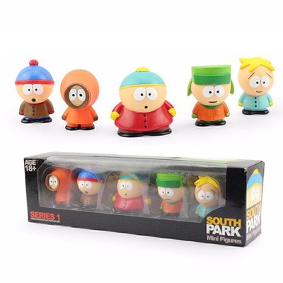 5 Teile/satz Anime South Park Stan Kyle Eric Kenny Leopard PVC BAD Spielzeug Fig