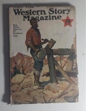 WESTERN STORY MAGAZINE PULP OCT 28 1922 CHARLES REED SANDERSON ROBERT J HORTON