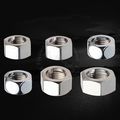 Rohrmutter DIN 431 1/2'' 3/4'' 1'' Edelstahl A2 304 Gewindefittinge Schraubfitting