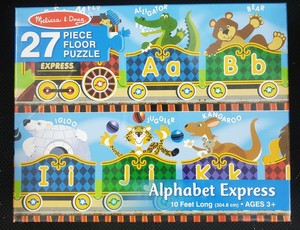 melissa and doug alphabet express floor puzzle