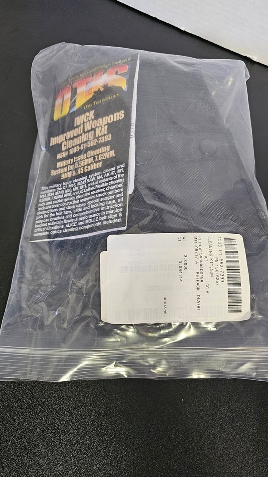 Otis IWCK Improved Weapons Cleaning Kit NSN 1005015627393 Military