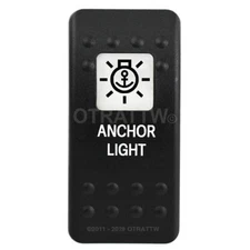 OTRATTW Carling Technologies Contura II Rocker only, ANCHOR LIGHT, WHITE LENS