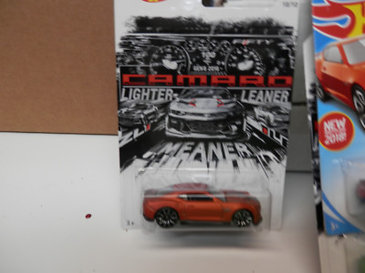 Hot Wheels Chevy Camaro 50th Anniversary 1 and 2 2016 ss camaros