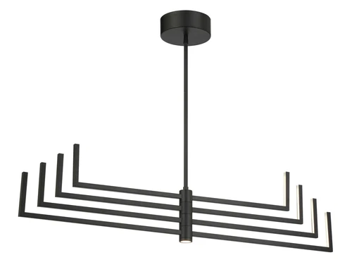 George Kovacs Articular LED Chandelier, Coal - Picture 7 of 10