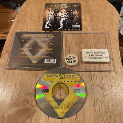 Twisted Sister - Big Hits And Nasty Cuts The Best Of CD US promo widowmaker wasp