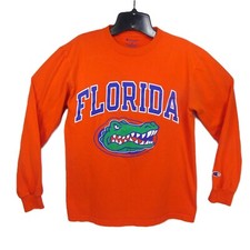 Champion Brand Men's Orange Small Florida Gators Long Sleeve T Shirt