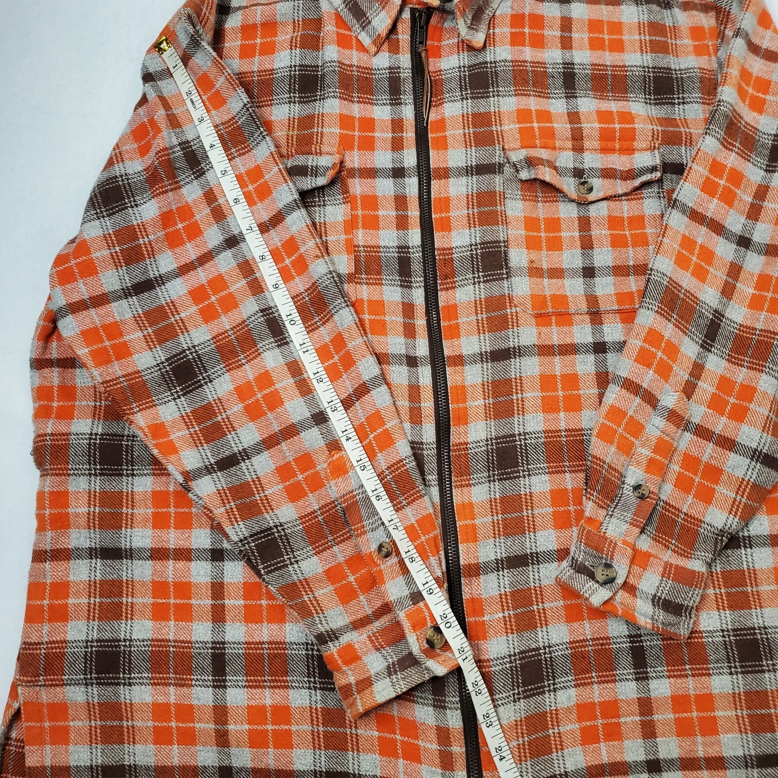 Basic Edition Full Zip Flannel Jacket Womens Size… - image 8