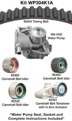 Engine Timing Belt Kit with Water Pump- Dayco WP304K1A