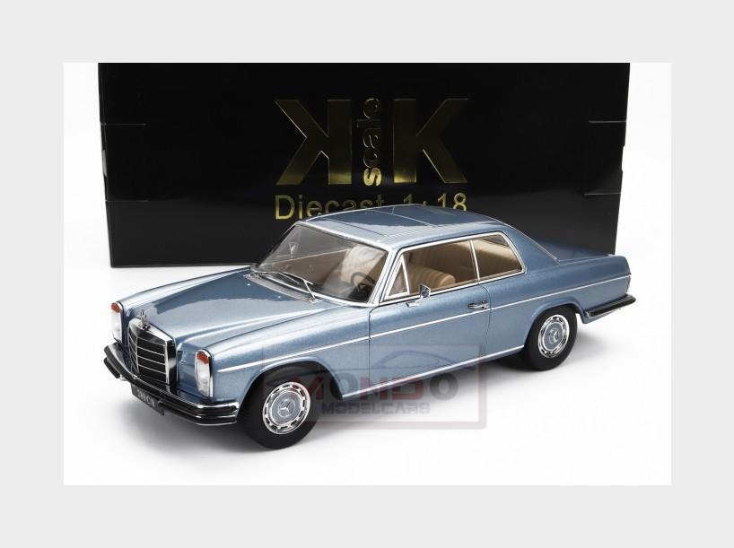 1:18 KK SCALE Mercedes 280C/8 W114 Coupe Light Blue Metallic 1969
