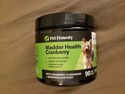 PETHONESTY Pet Honesty Cranberry Bladder Infection Relief Urinary Tract Health EX 2026