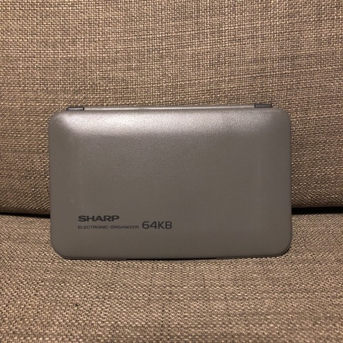 Sharp Electronic Organizer YO210 64KB Grey BATTERIES INCLUDED Tested