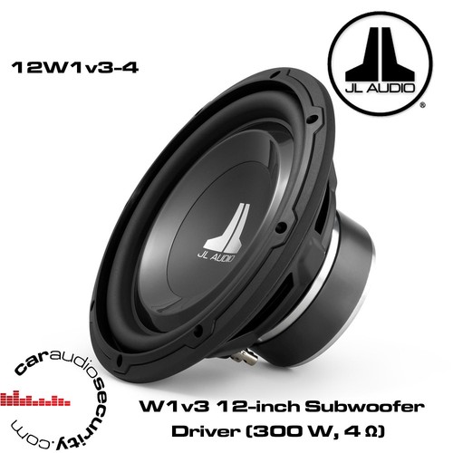JL Audio 12W1V34 12" 300 Watt RMS Subwoofer Bass Subwoofer eBay