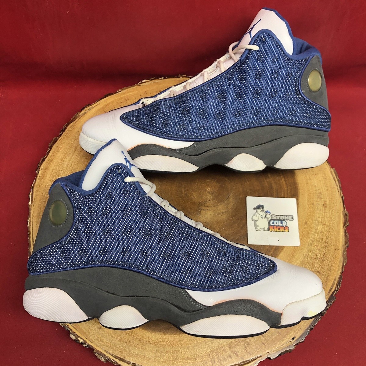 Nike Air Jordan 13 Retro Flint Sz 11 310004-441 Blue White 