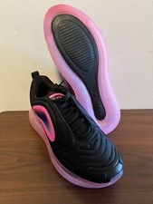 Nike Air Max 720 GS 5.5Y Women 7 Black Pink Fuchsia NWOB