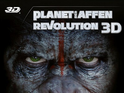 PLANET DER AFFEN - REVOLUTION 3D + 2D --- LIMITED LENTICULAR STEELBOOK --- NEU