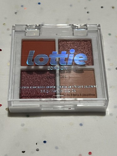 LOTTIE LONDON Eyeshadow Quad The Rusts 3.6 g 0.12oz NEW & Sealed Shimmer & Matte - Picture 2 of 7
