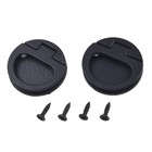 Contemporary and Flush Ring Pull Handles for Drawer Sliding Door 2 Pack