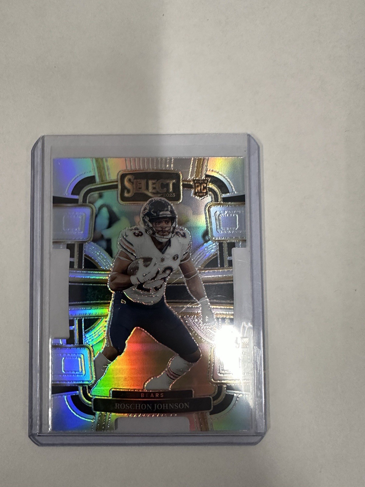 2023 Panini Select - Concourse Silver Prizm Die-Cut #19 Roschon Johnson (RC) 🐻