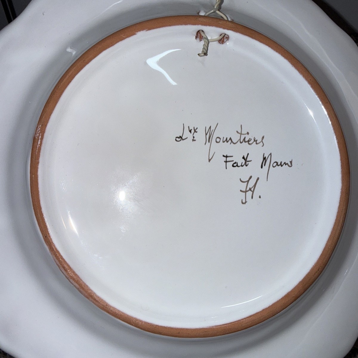 MOUSTIERS 皿 ブルー＆ホワイト MOUSTIERS 皿 ブルー＆ホワイト