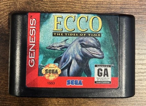 Ecco The Tides of Time Sega Genesis Cartridge Only