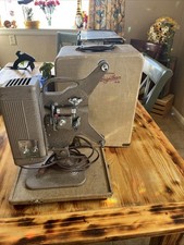 Vintage Keystone Brightbeam K-70 Projector w Case 8mm Tested Works