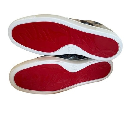 Christian Louboutin Leather Louis Junior Orlato Flat, Sizes 