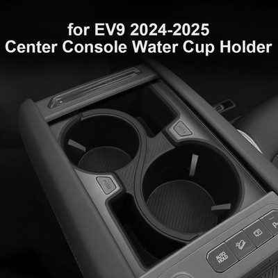 Auto Konsole Ablagefach für Kia für EV9 2024 2025 Getränkehalter mit TPE Mate