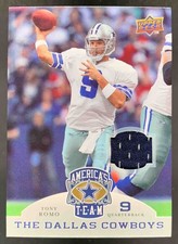 Tony Romo 2009 Upper Deck America's Team Jersey Patch Cowboys
