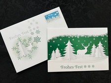 6 wunderschöne Weihnachtskarten – vorfrankiert (Set / Komplettpreis)
