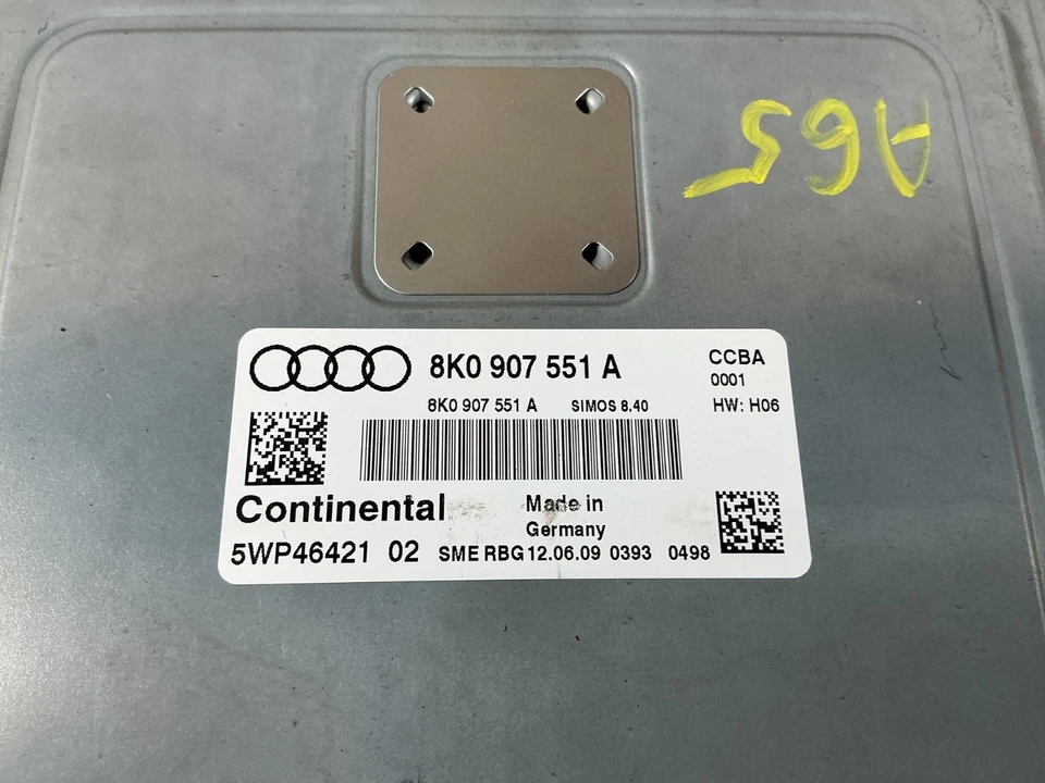 Módulo de controle de motor Audi S5 2008 - 2012 unidade ECU ECM 8K0907551A FABRICANTE DE EQUIPAMENTO ORIGINAL - Imagem 3 de 4