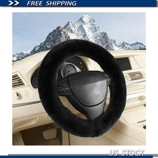 Soft Fluffy Elastic Stretch Non-slip Fuzzy Steering Wheel Protector Cover Unive Soft Fluffy Elastic Stretch Non-slip Fuzzy Steering Wheel Protector Cover Unive