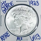 1923 SILVER PEACE DOLLAR AUTHENTIC HI GRADE U.S. MINT COIN FREE SHIPPING 6113