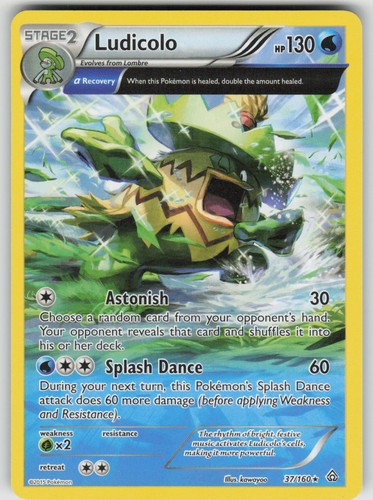 Ludicolo 37/160 Rare Primal Clash Pokemon Near Mint
