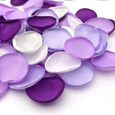 400Pcs Rose Petals for Wedding Decor Lavender Purple Silk Petals Flower Girl ...
