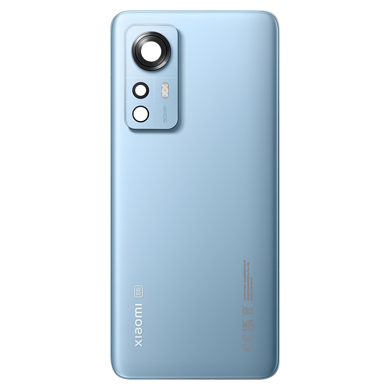 Réparer la vitre arrière cassée du Xiaomi 12 avec le dos bleu Service Pack