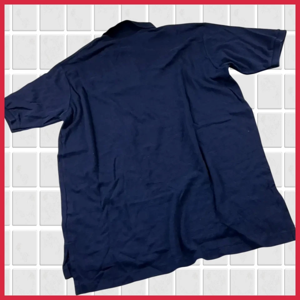 POLO RALPH LAUREN 100% COTONE POLO UOMO TG.L BLU ORIGINALE - Imagen 2 de 4